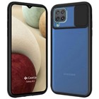 CaseUp Samsung Galaxy A12 Kılıf Camera Swipe Protection Siyah